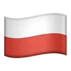 flag: Poland för Apple-plattform