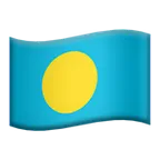 Apple platformu için flag: Palau
