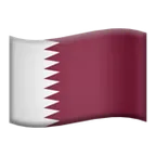 Apple platformon a(z) flag: Qatar képe