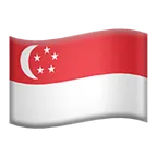 flag: Singapore för Apple-plattform