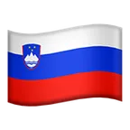 Apple प्लेटफ़ॉर्म के लिए flag: Slovenia