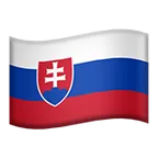 flag: Slovakia untuk platform Apple