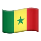 Apple প্ল্যাটফর্মে জন্য flag: Senegal