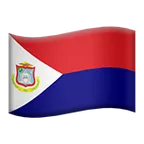 flag: Sint Maarten pour la plateforme Apple