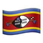 flag: Eswatini for Apple platform
