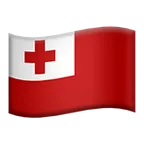 flag: Tonga untuk platform Apple