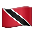 flag: Trinidad & Tobago para a plataforma Apple