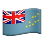 flag: Tuvalu لمنصة Apple