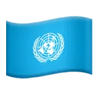 Apple platformon a(z) flag: United Nations képe