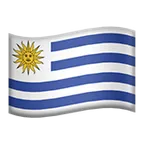 flag: Uruguay für Apple Plattform