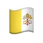 flag: Vatican City for Apple-plattformen