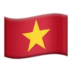 flag: Vietnam untuk platform Apple