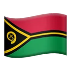 flag: Vanuatu pour la plateforme Apple