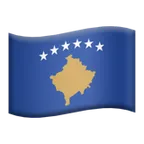 flag: Kosovo pour la plateforme Apple
