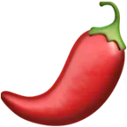 hot pepper alustalla Apple