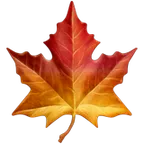 Apple platformon a(z) maple leaf képe