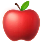 red apple alustalla Apple