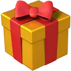 Apple platformu için wrapped gift