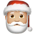 Apple dla platformy Santa Claus: medium-light skin tone