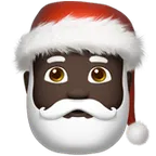 Apple dla platformy Santa Claus: dark skin tone