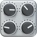 Apple प्लेटफ़ॉर्म के लिए control knobs