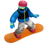 Apple प्लेटफ़ॉर्म के लिए snowboarder