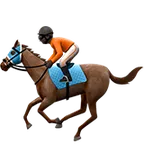 horse racing: dark skin tone untuk platform Apple