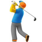 man golfing для платформы Apple