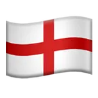 Apple प्लेटफ़ॉर्म के लिए flag: England