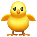 front-facing baby chick for Apple platform