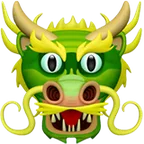 dragon face for Apple platform
