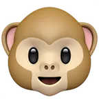 monkey face alustalla Apple