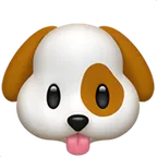 Apple platformon a(z) dog face képe