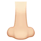 nose: light skin tone untuk platform Apple
