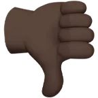 thumbs down: dark skin tone per la piattaforma Apple