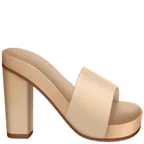 woman’s sandal for Apple platform