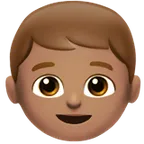 Apple dla platformy boy: medium skin tone