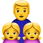 Apple 平台中的 family: man, girl, girl