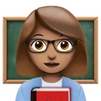 Apple platformon a(z) woman teacher: medium skin tone képe