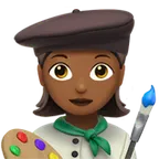 Apple cho nền tảng woman artist: medium-dark skin tone