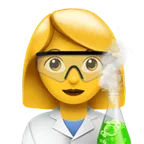 woman scientist لمنصة Apple