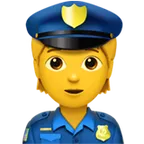 police officer per la piattaforma Apple