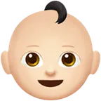 baby: light skin tone für Apple Plattform