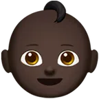 baby: dark skin tone für Apple Plattform