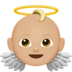 baby angel: medium-light skin tone สำหรับแพลตฟอร์ม Apple