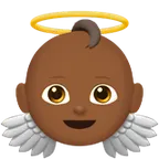 baby angel: medium-dark skin tone สำหรับแพลตฟอร์ม Apple