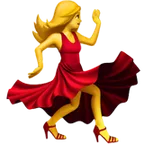 Appleプラットフォームのwoman dancing