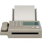 fax machine alustalla Apple