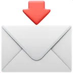 envelope with arrow for Apple-plattformen