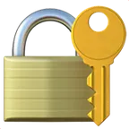 locked with key for Apple-plattformen